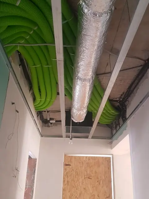 Tubulatură izolată pentru sistem ducted